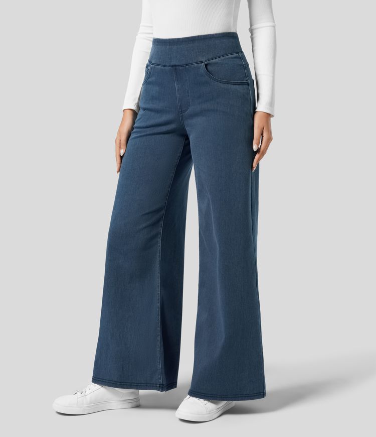 Ester™ | Bekväma Elastiska Byxor med Hög Midja