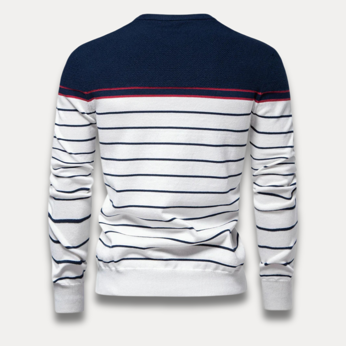 Tobias™ | Stilig herregenser med stripedesign