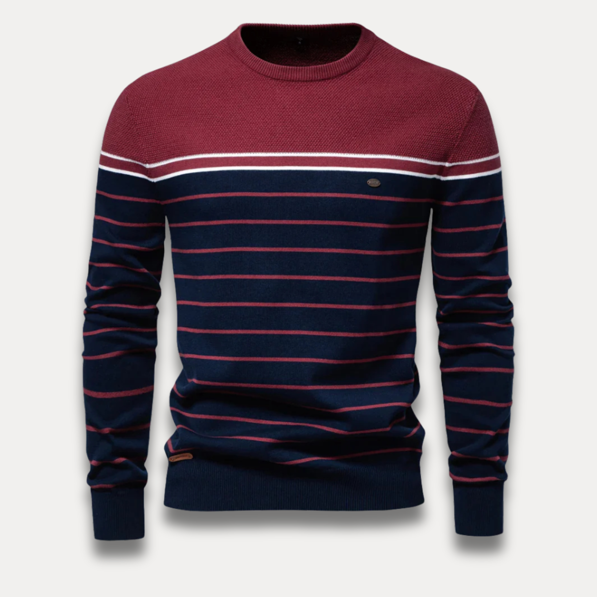 Tobias™ | Stilig herregenser med stripedesign