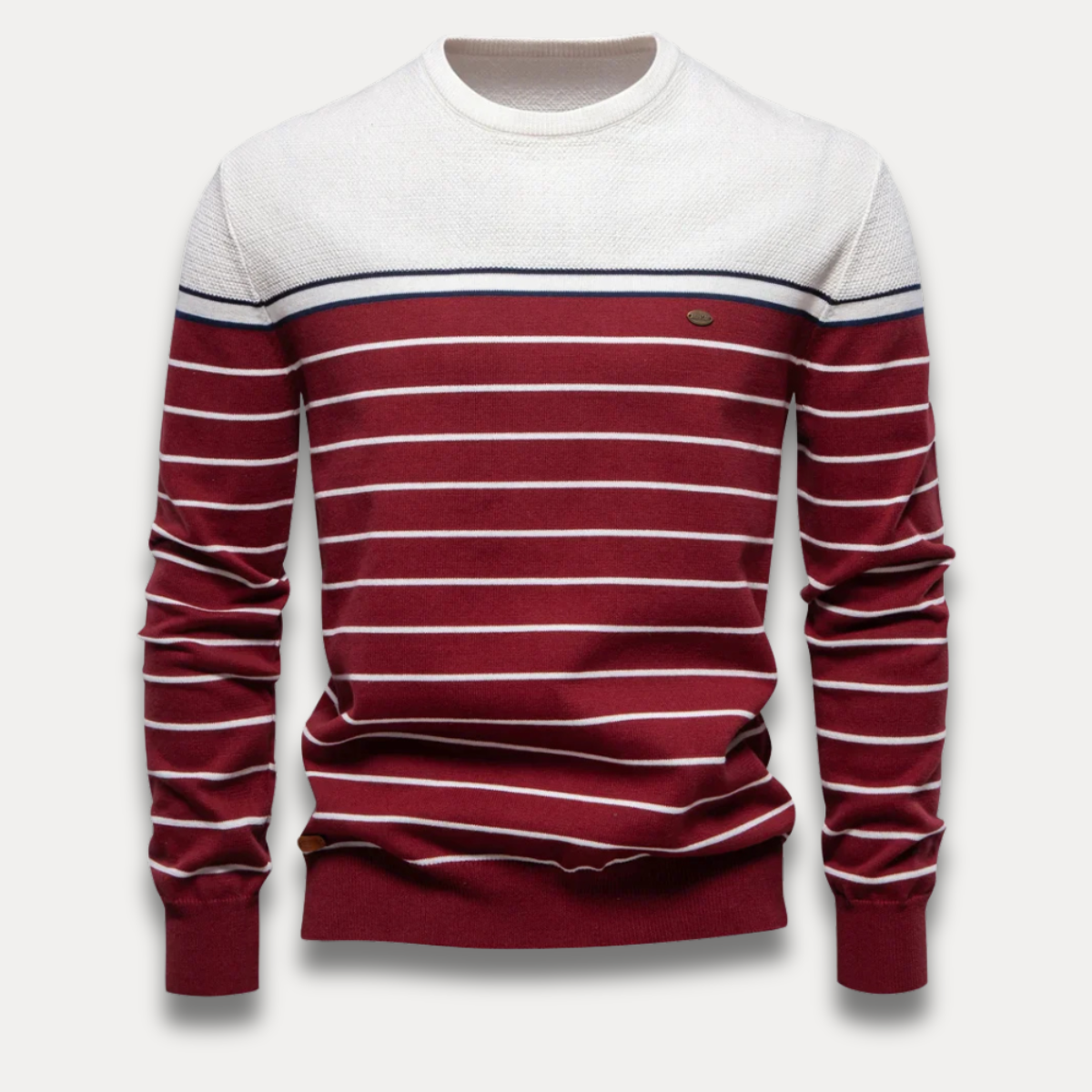 Tobias™ | Stilig herregenser med stripedesign