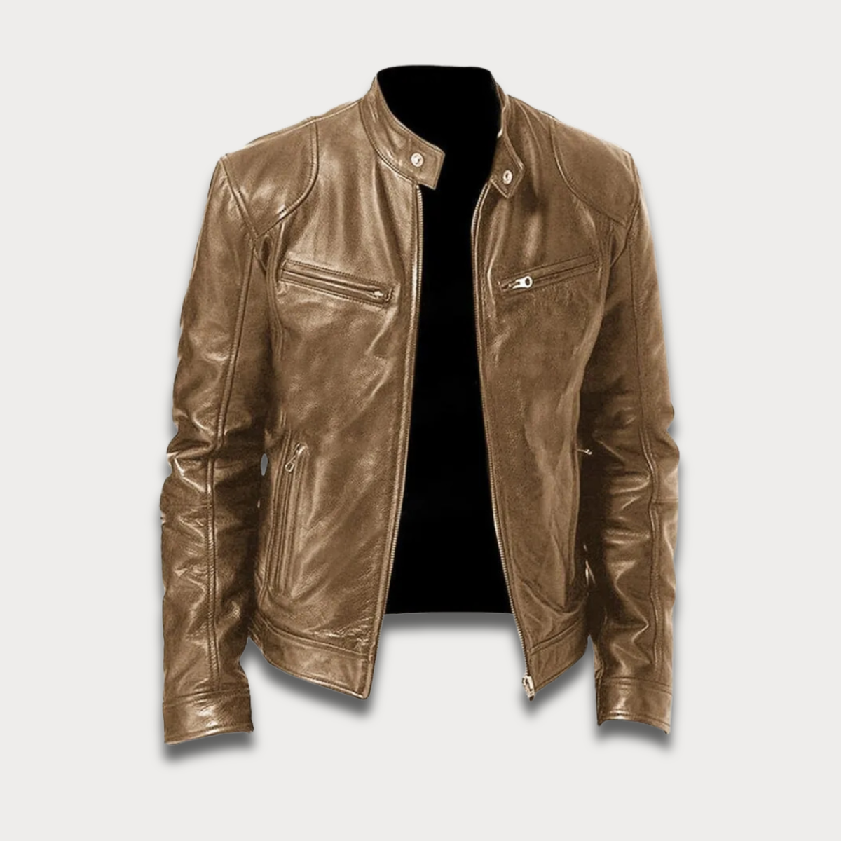 Håkon™ | Casual läderjacka
