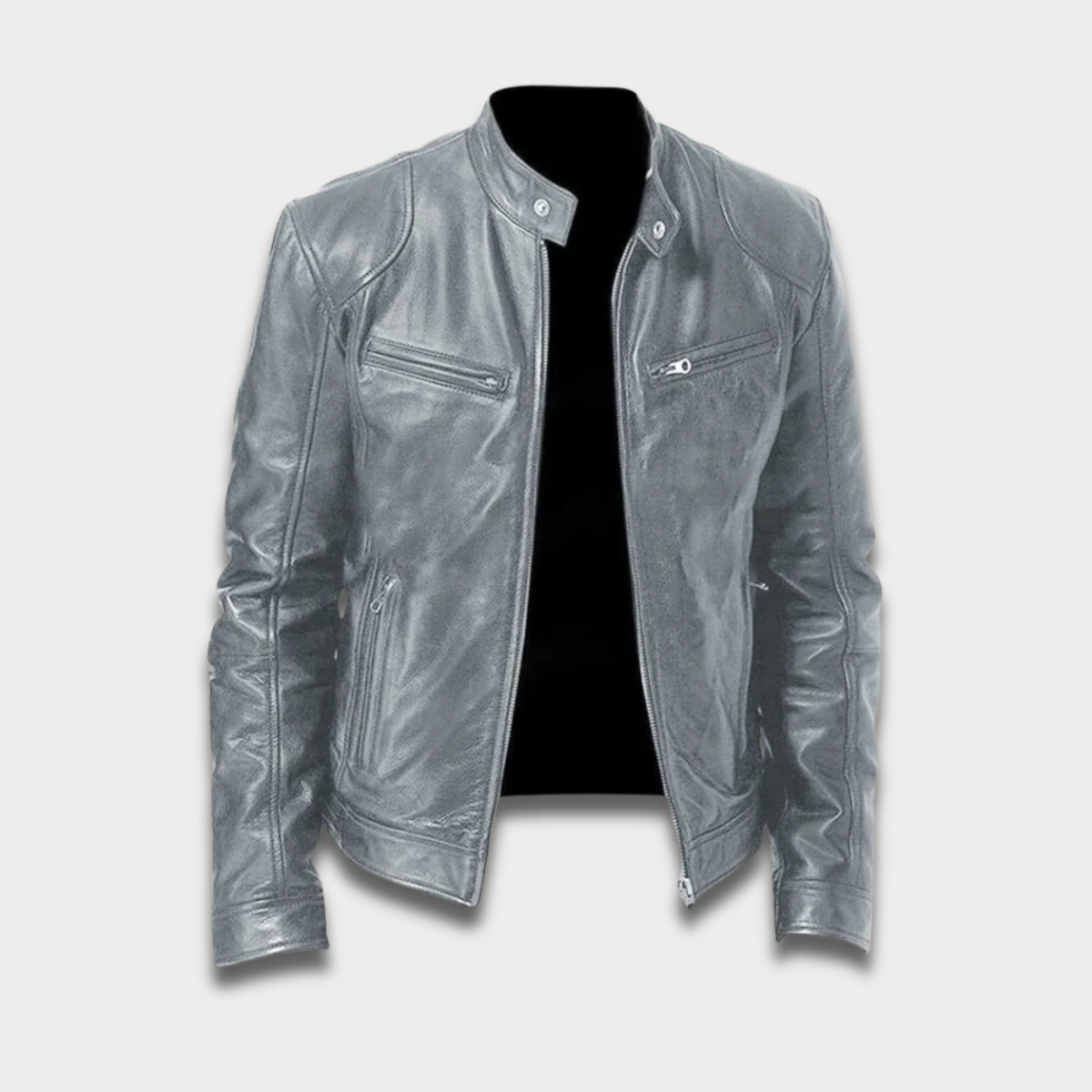 Håkon™ | Casual läderjacka