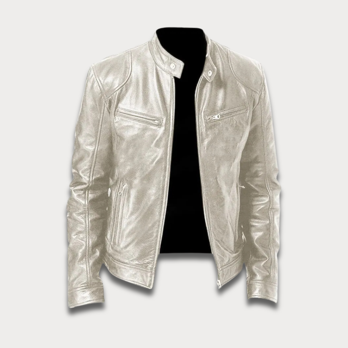 Håkon™ | Casual läderjacka