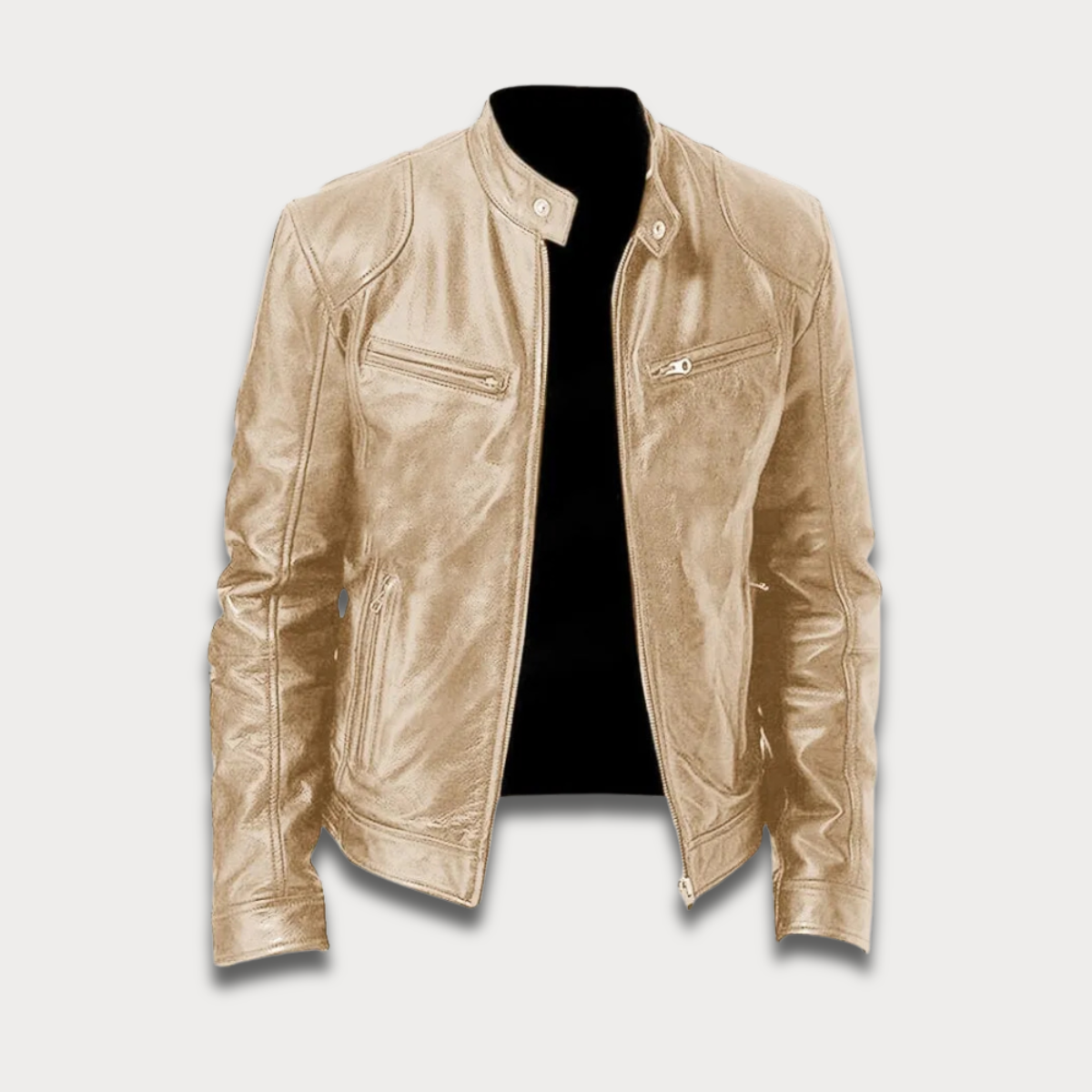 Håkon™ | Casual läderjacka