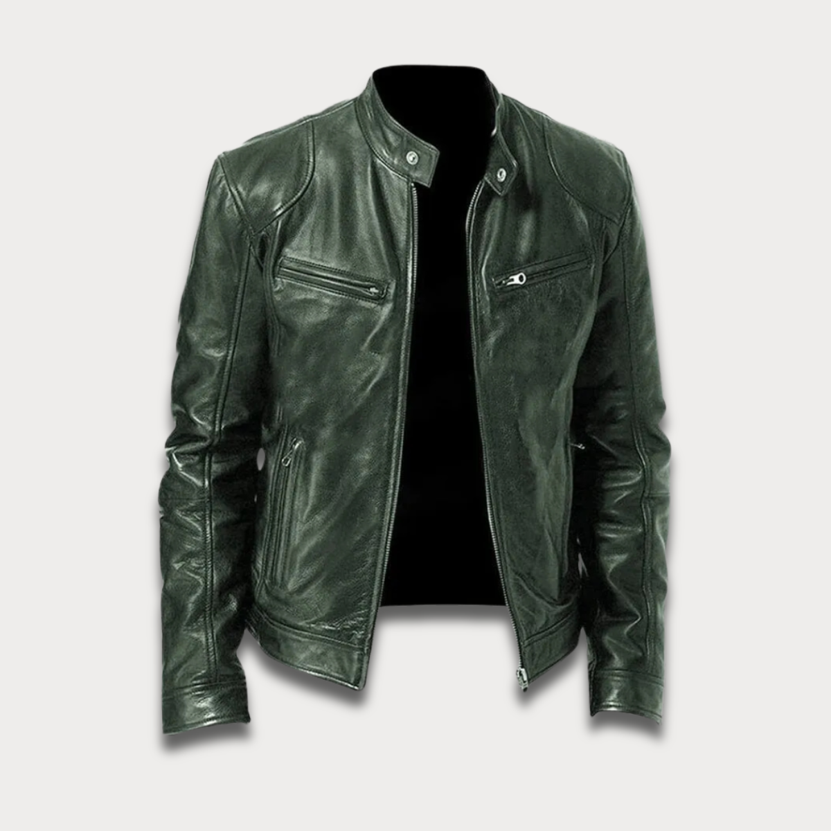 Håkon™ | Casual läderjacka