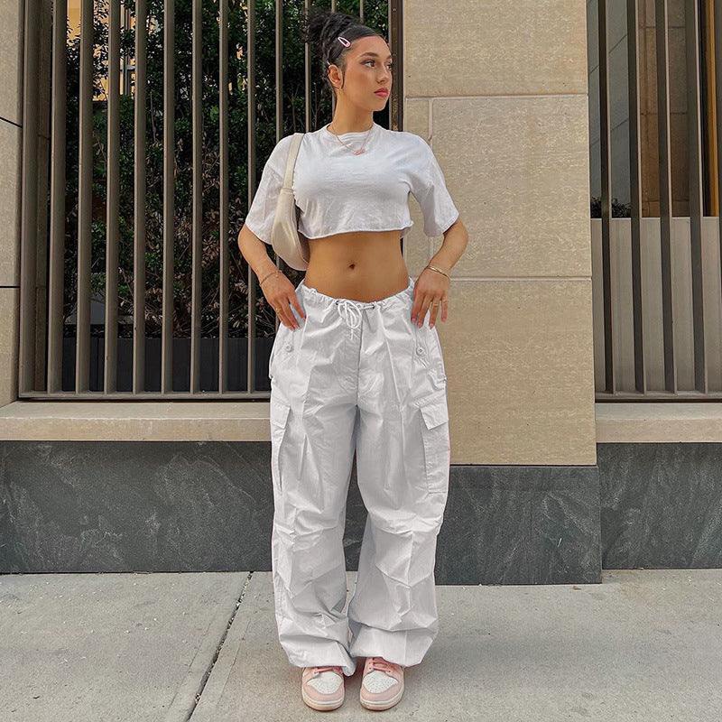 Kenza™ I Cargo Pants White