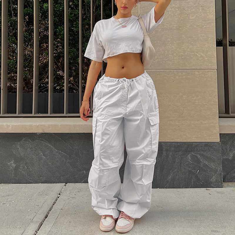 Kenza™ I Cargo Pants White