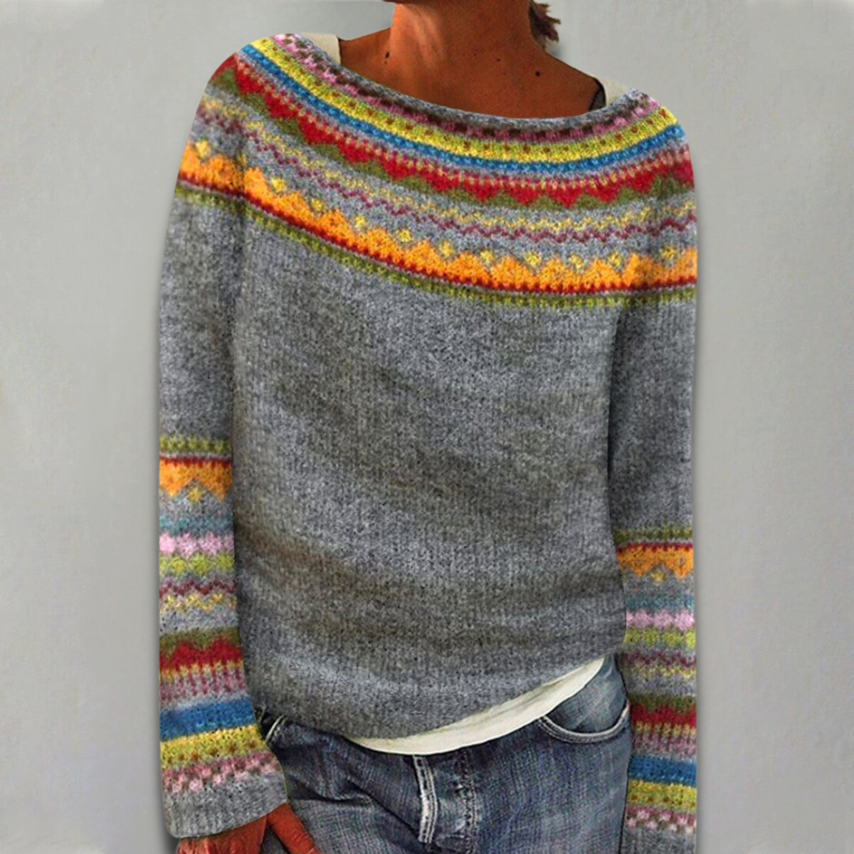 Sissel™ | Retro Pullover